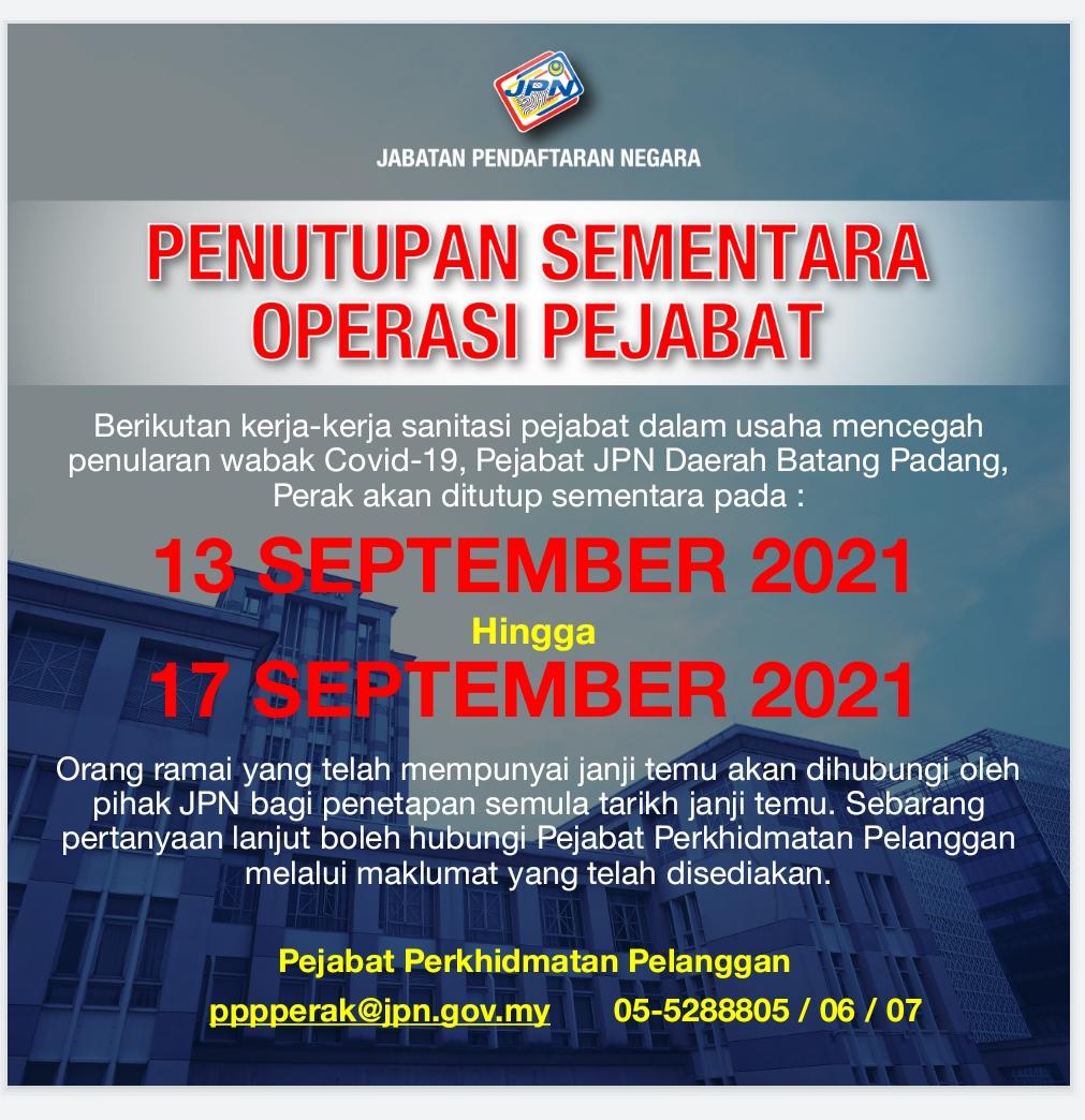 Perak jpn portal rasmi Permohonan Sekolah