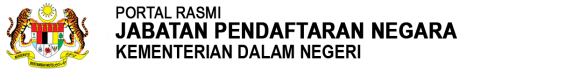 PORTAL RASMI JABATAN PENDAFTARAN NEGARA